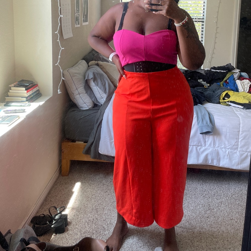 Urban outfitters strapless cutout jumpsuit